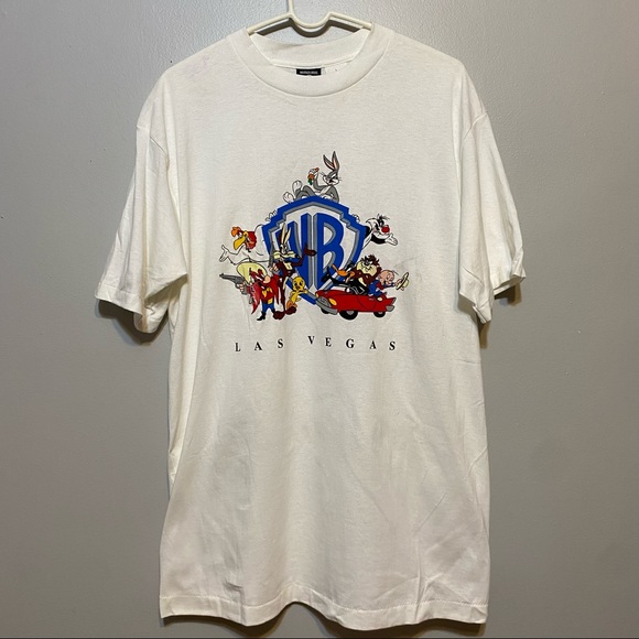 Warner Bros. Other - Vintage 90s Warner Bros Looney Tunes Las Vegas T-Shirt L NWT